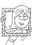 coloriage enfant Lizzie Mc Guire