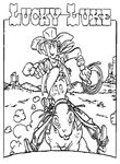 coloriage enfant Lucky Luke