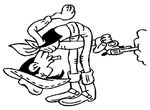 coloriage enfant Lucky Luke
