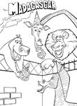 coloriage enfant Madagascar