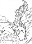 coloriage enfant Madagascar