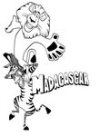 coloriage enfant Madagascar