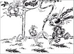 coloriage enfant Marsupilami