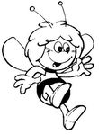 coloriage enfant Maya