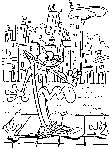 coloriage enfant Mi Chat Mi Chien