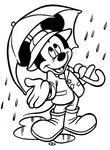 coloriage enfant Mickey