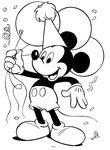 coloriage enfant Mickey