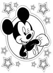 coloriage enfant Mickey