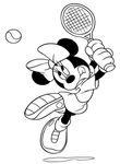coloriage enfant Minnie
