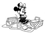 dessin enfant Minnie