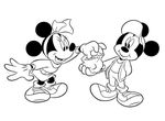 dessin enfant Minnie
