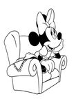 coloriage enfant Minnie