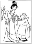 coloriage enfant Mulan