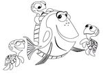 coloriage enfant Nemo