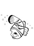 coloriage enfant Nemo