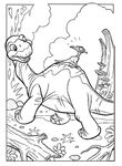 coloriage enfant Petit Dinosaure