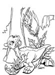dessin enfant Petit Dinosaure