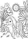 dessin enfant Petit Poney