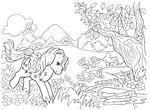 dessin enfant Petit Poney