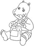 coloriage enfant Petit Potam