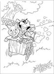 coloriage enfant Piggly