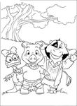 coloriage enfant Piggly
