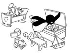 dessin enfant Pingu