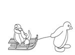 coloriage enfant Pingu