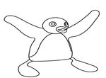 coloriage enfant Pingu