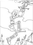 coloriage enfant Robots