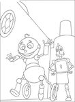 coloriage enfant Robots