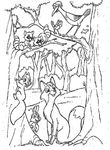 coloriage enfant Rox Et Rouky