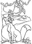 coloriage enfant Rox Et Rouky