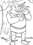 coloriage enfant Shrek 2