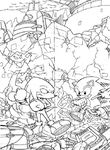 coloriage enfant Sonic