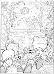dessin enfant Sonic