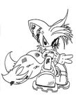 dessin enfant Sonic