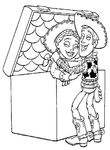 coloriage enfant Toys Story