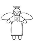 coloriage enfant Anges