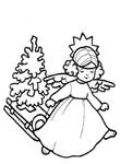 coloriage enfant Anges
