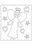 coloriage enfant Anges