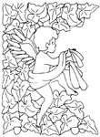 coloriage enfant Anges
