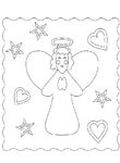 coloriage enfant Anges
