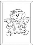 coloriage enfant Anges