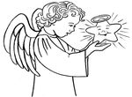 dessin enfant Anges
