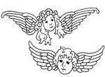dessin enfant Anges
