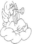 coloriage enfant Anges