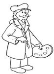 coloriage enfant Metiers