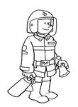 coloriage enfant Metiers