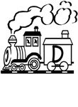 dessin enfant Alphabet Trains